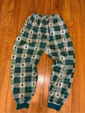 Plaid jogger lounge pants
